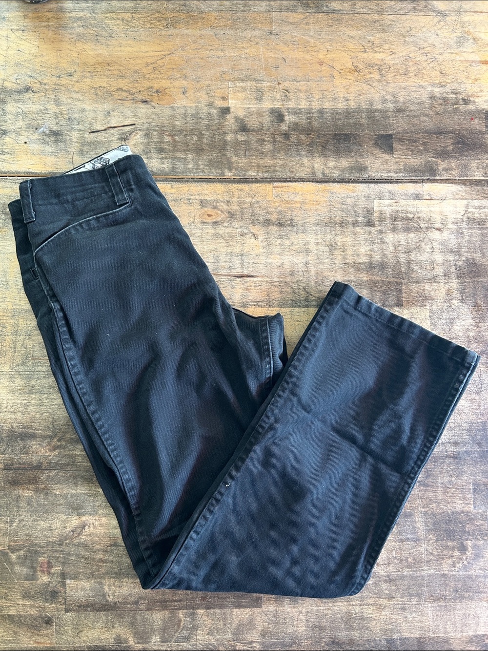 Ben Davis Men's Black Straight-Leg Work Chinos 28x30